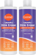 Lume Laundry Stink & Stain Eraser - Detergent & Sink Soak - 8oz, 2 pk