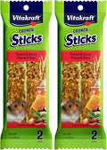Vitakraft Crunch Sticks Hamster Treat Apple & Honey Flavor - 2 Sticks