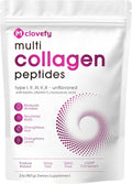 Multi Collagen Peptides Powder, Unflavored, 1lb (41 Servings)