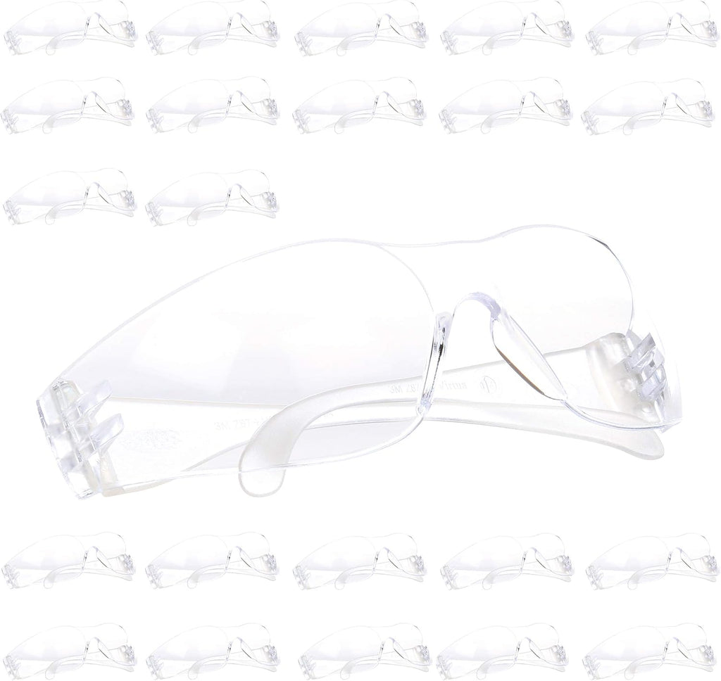 3M Safety Glasses, Virtua, Clear Lens, Clear Frame, ANSI Z87