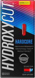 Hydroxycut Hardcore, Thermogenic Supplement, 60 Count
