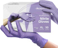 Lilac Nitrile Disposable Gloves - 200 Count - 3 Mil Nitrile Gloves Small - Powder and Latex Free Rubber Gloves - Surgical Medical Exam Gloves - Food Safe Cooking Gloves