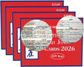 2026 NMJL Mah Jong Card Official Revision - Hands for American Mahjong (4PCS Large-Size)