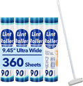 Large Lint Roller for Furniture, 9.45'' Rollers for Floor, 360 Sheets