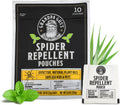 Grandpa Gus's Natural Spider Repellent Pouches, Indoor Deterrent, 10 Pack
