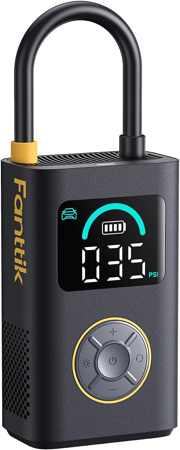 Fanttik X10 Pro 35s Fast Tire Inflator, 150PSI Cordless Air Pump, Auto-Off