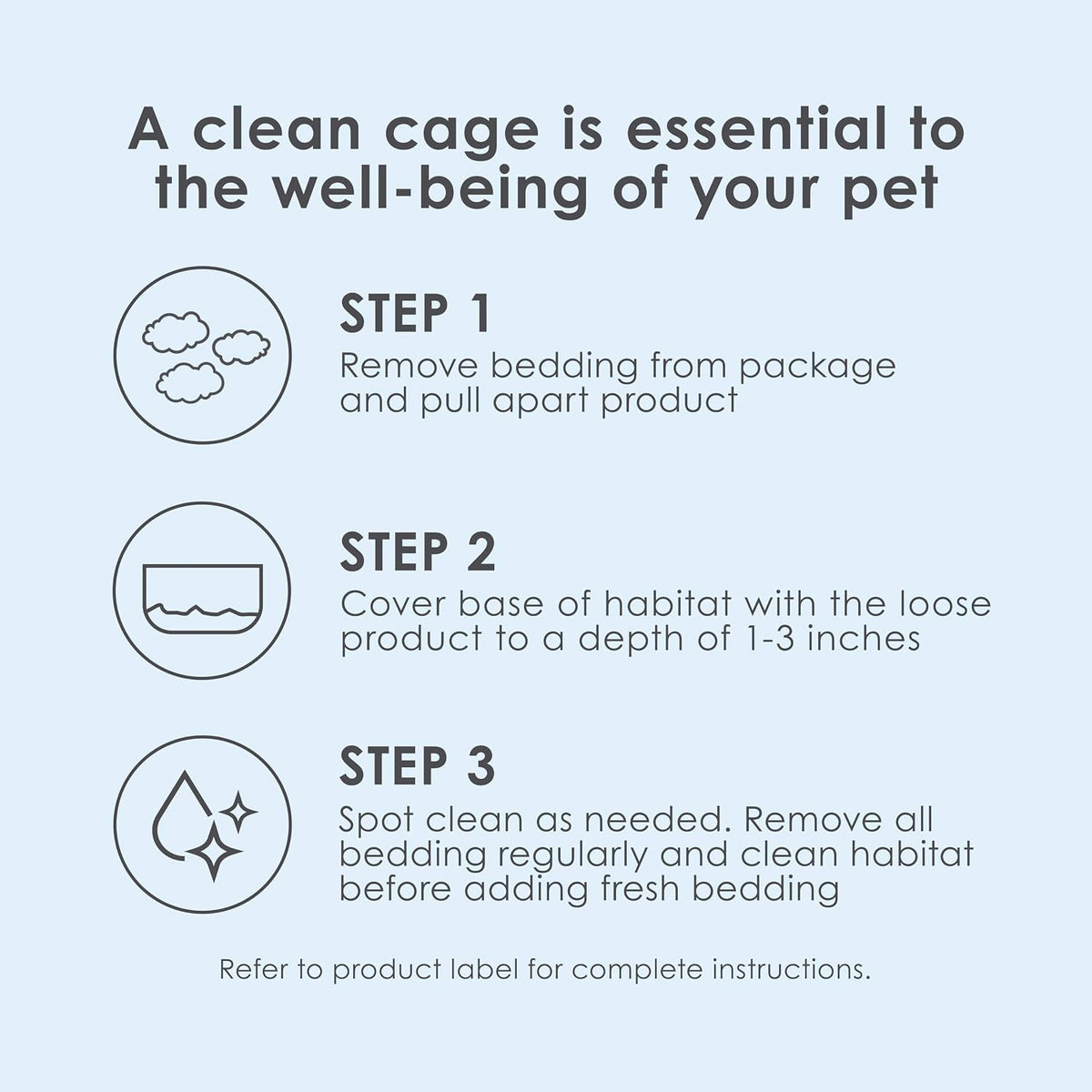 Kaytee Clean & Cozy Paper Bedding for Small Animals, White, 100 Liter