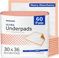 McKesson Underpads Bed Pads, Heavy Absorbency, 30 x 36 in, 100 ct
