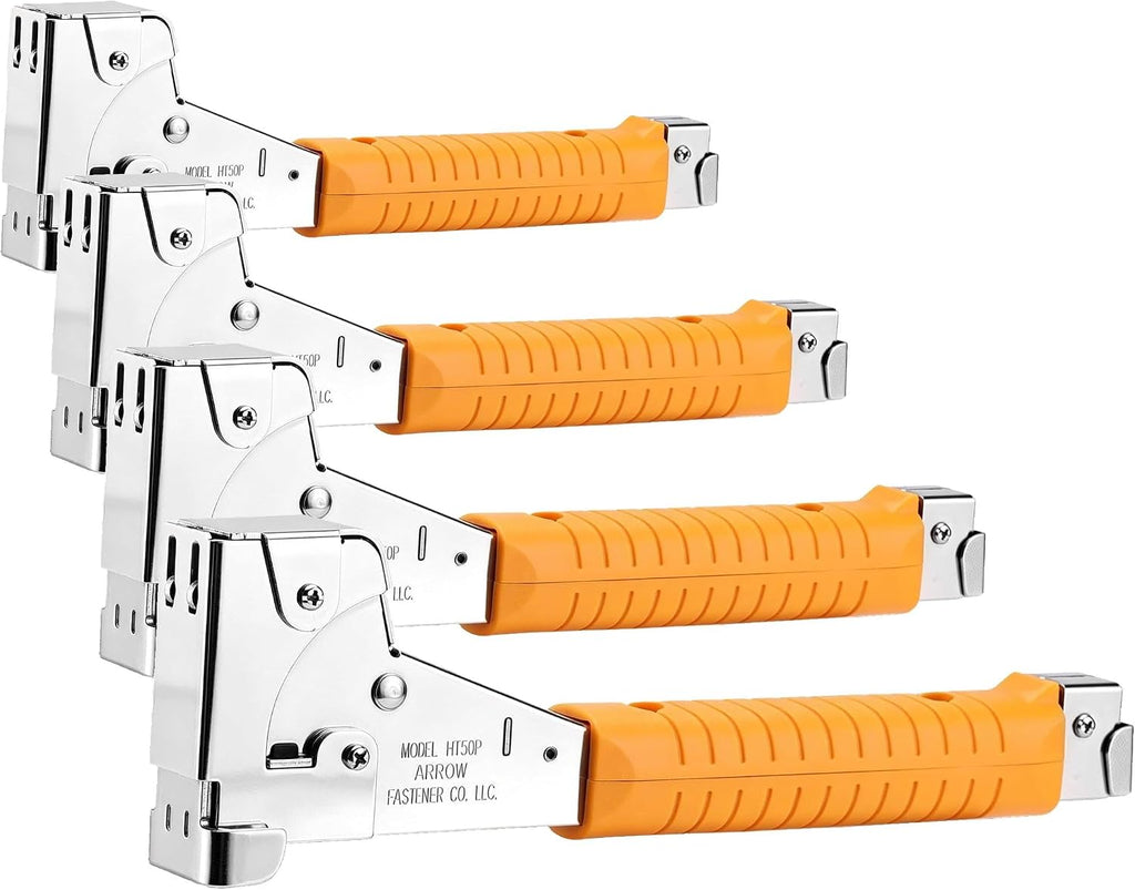 Arrow T50 Heavy-Duty Staple Gun, Manual Stapler