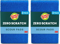 Scotch-Brite Zero Scratch Scouring Pad, 3 Pack