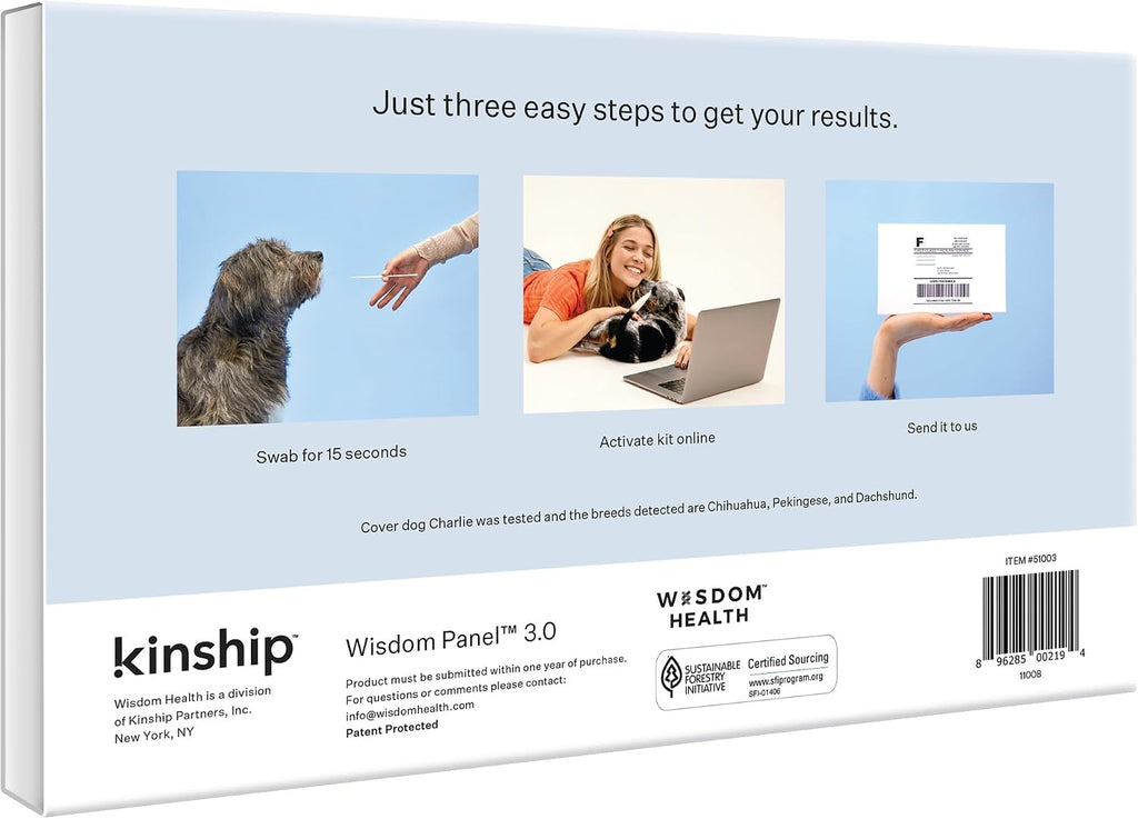 Wisdom Panel Breed Discovery Dog DNA Testing Kit - Most Accurate Dog Breed Identification - Test for 430+ Breeds, MDR1 Health Test, Ancestry, Relatives
