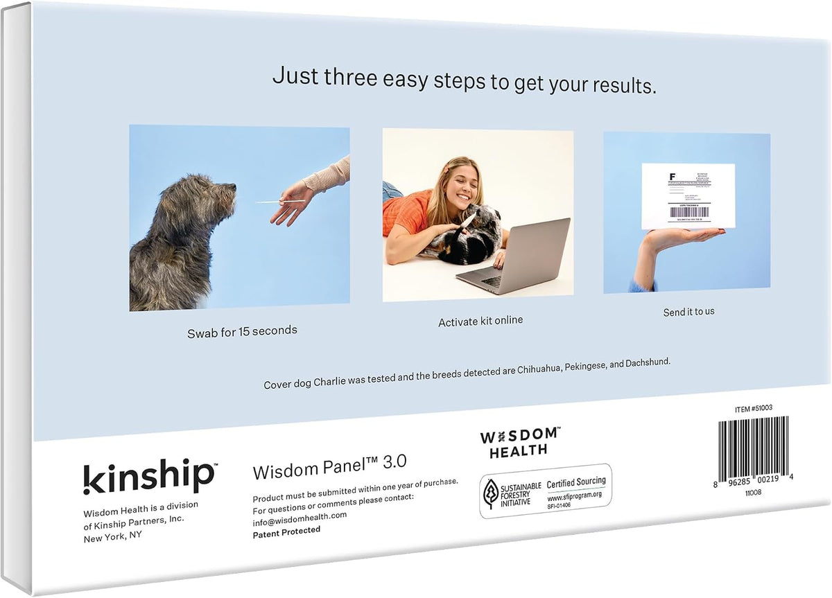 Wisdom Panel Breed Discovery Dog DNA Testing Kit - Most Accurate Dog Breed Identification - Test for 430+ Breeds, MDR1 Health Test, Ancestry, Relatives