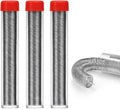 3Pcs Solder Wire 63/37,High Purity Tin Rosin Core Solder for Electronic Electrical Soldering Components Repair,Low Residue(0.6mm27g)