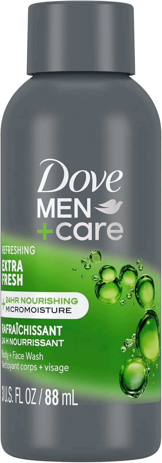 DOVE MEN Refreshing Extra Fresh Body Wash for Men 3 oz