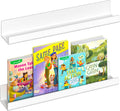 2 Pcs Magnetic Book Shelf for Whiteboard, Magnet Shelves Hold 10 lbs, White