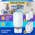 8 Pack Refill Cartridges Kit Compatible with Flying Insect Trap Refill Plug-in Light, Replacement 100% Fit