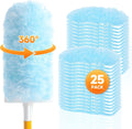 SetSail 25 Count Duster Refills Compatible with Swiffer Dusters, Blue