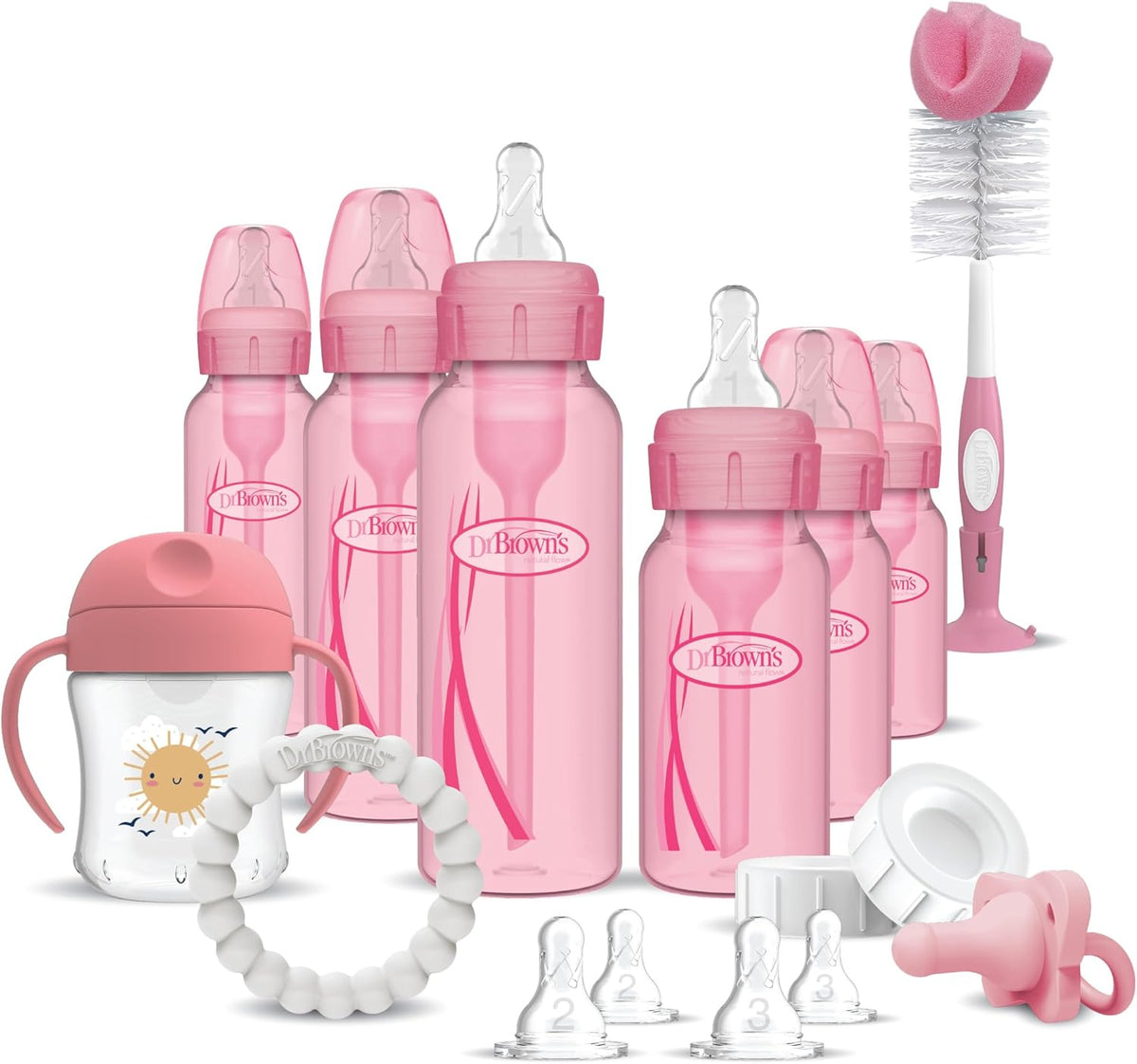 Dr. Brown's Anti-Colic Options + Narrow Bottle to Sippy Gift Set