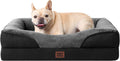 EHEYCIGA Orthopedic XL Dog Bed for Large Dog, Memory Foam Dog Couch, Grey
