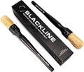 Blackline Car Detailing Brush Set, 2 Pack - Ultra Soft Bristles, Interior