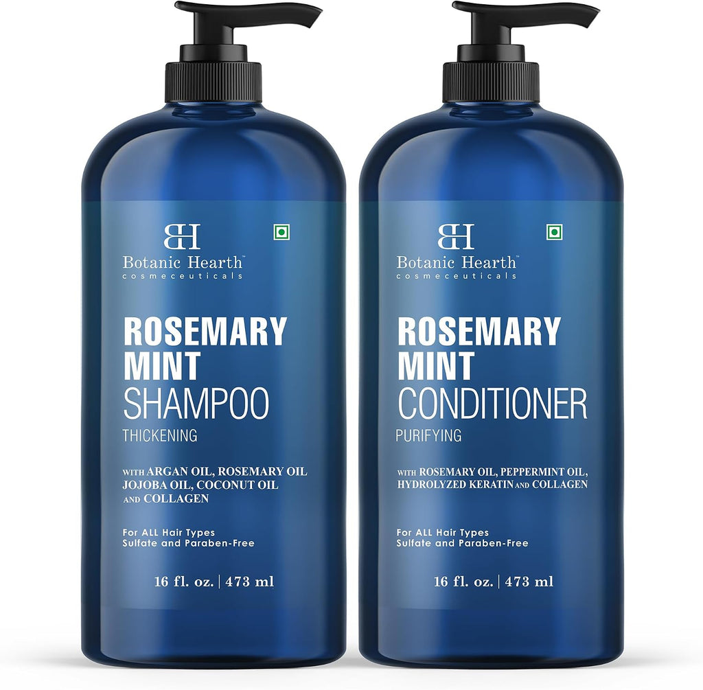Botanic Hearth Tea Tree Shampoo And Conditioner Set - 16 Fl oz Each