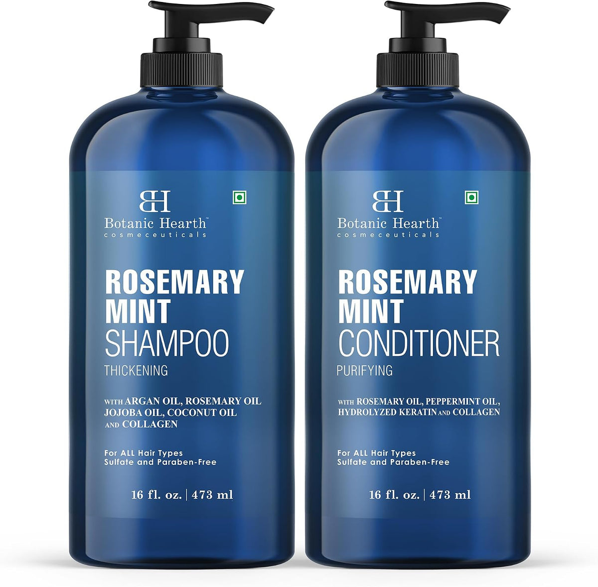 Botanic Hearth Tea Tree Shampoo And Conditioner Set - 16 Fl oz Each