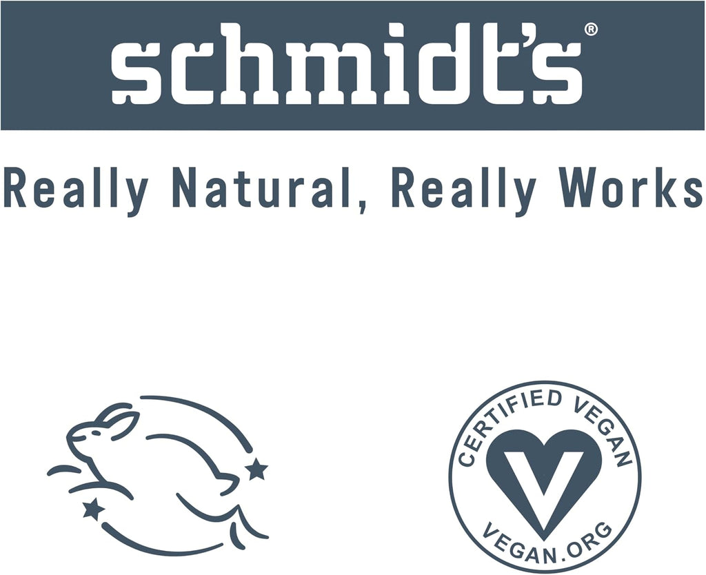 Schmidt's Aluminum-Free Vegan Deodorant Charcoal & Magnesium with 2.65 oz