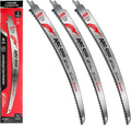 EZARC Arc Edge Reciprocating Saw Blades, 15-Inch 6TPI for Pruning, 3-Pack