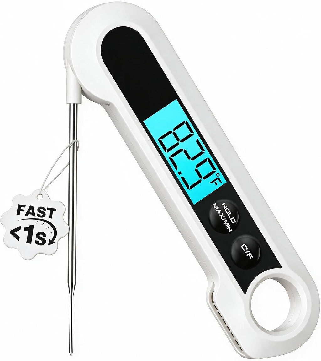 Meat Thermometer Digital,1-2S Instant Read Thermometer for Cooking, Grill