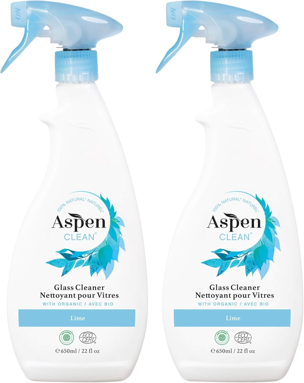 AspenClean Glass Cleaner Spray | 22 oz - Pack of 2