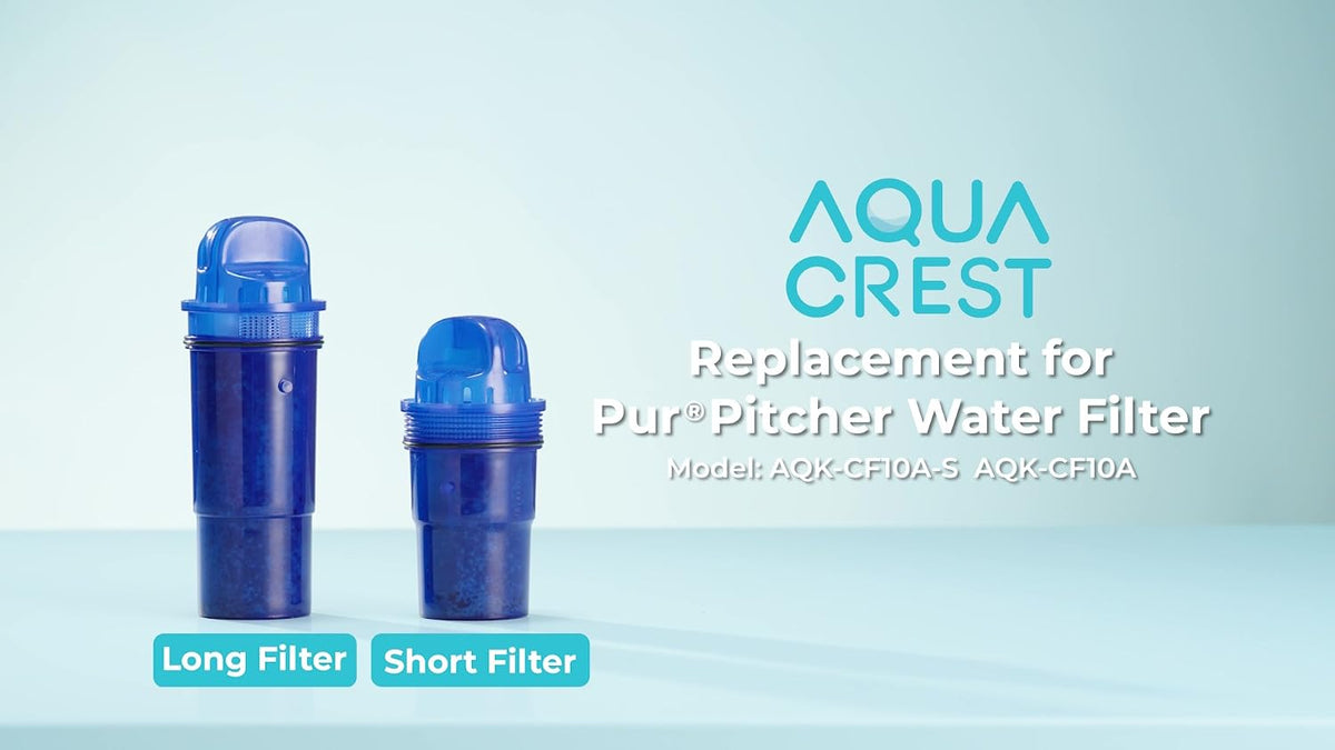 AQUA CREST Water Filter Replacement for Pur® Plus Filter PPF951K, 4 Pack