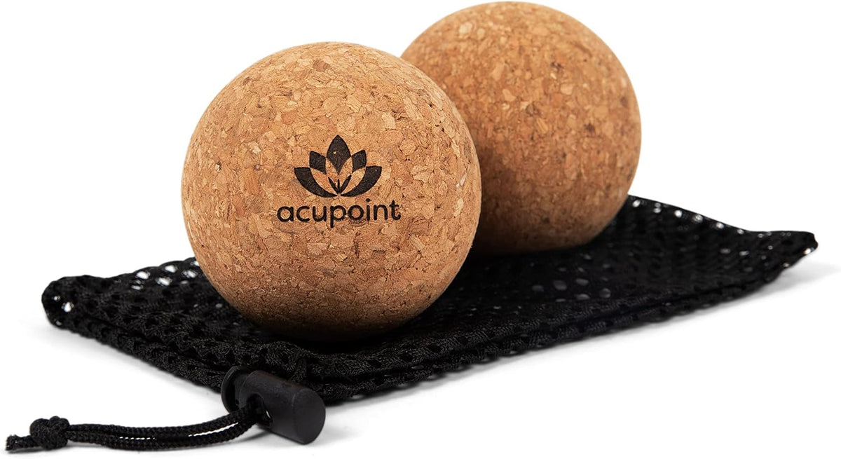 Acupoint Physical Massage Therapy Ball Set - Ideal for Yoga, Deep Tissue Massage, Trigger Point Therapy and Myofascial Release Physical Therapy Equipment