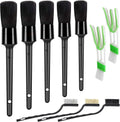 HMPLL 10pcs Auto Car Detailing Brush Set Car Interior Cleaning Kit
