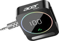 Acer Gadget Bluetooth Receiver for Car, 3.5mm AUX Bluetooth Car Adapter