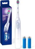 Oral-B Pro 100 CrossAction, Battery Powered Toothbrush, Black, 1 Count (Pack of 1)