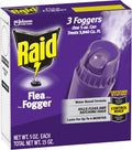 Raid Flea Fogger Plus Killer, Kills Fleas and Hatching Eggs, Lasts for up to 4 Months, Indoor Fogger, 3 Count (Pack of 3)