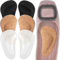Dr. Foot's Arch Support Shoe Insoles for Flat Feet, Gel Arch Inserts for Plantar Fasciitis, Adhesive Arch Pad for Relieve Pressure and Feet Pain- 3 Pairs (Clear, 3 Count (Pack of 1))