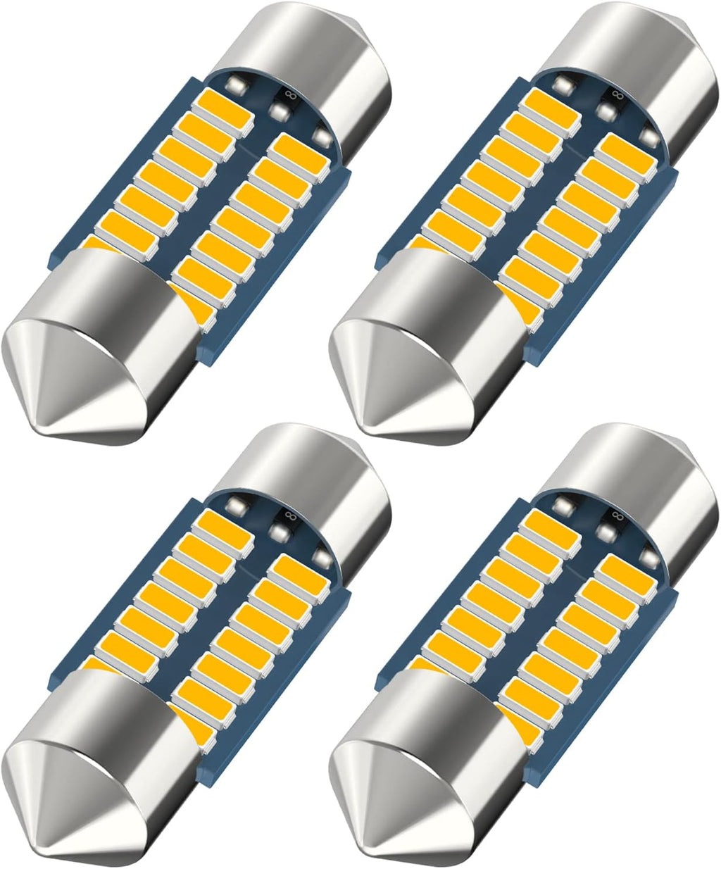 Serundo Auto DE3175 DE3022 DE3021 Led Bulb 31mm 1.22in Led Festoon Bulb 4pc