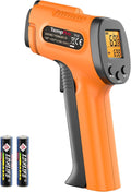 TempPro TempScan Infrared Thermometer Gun for Pizza Oven Griddle HVAC