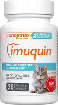 Nutramax Imuquin Immune Health Cat Supplements, Easy Sprinkle Capsule, 30ct