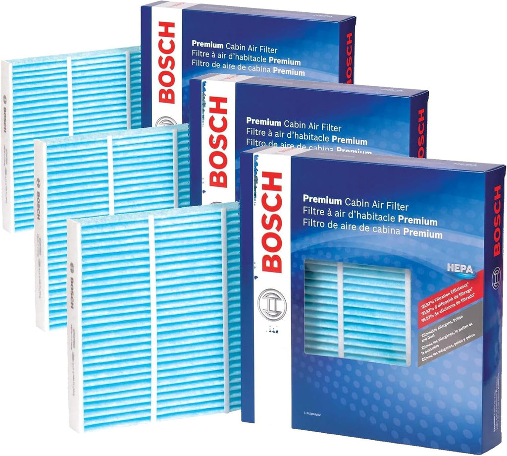 BOSCH 6040C HEPA Cabin Air Filter - 3 Layer Protection For A Healthier Ride