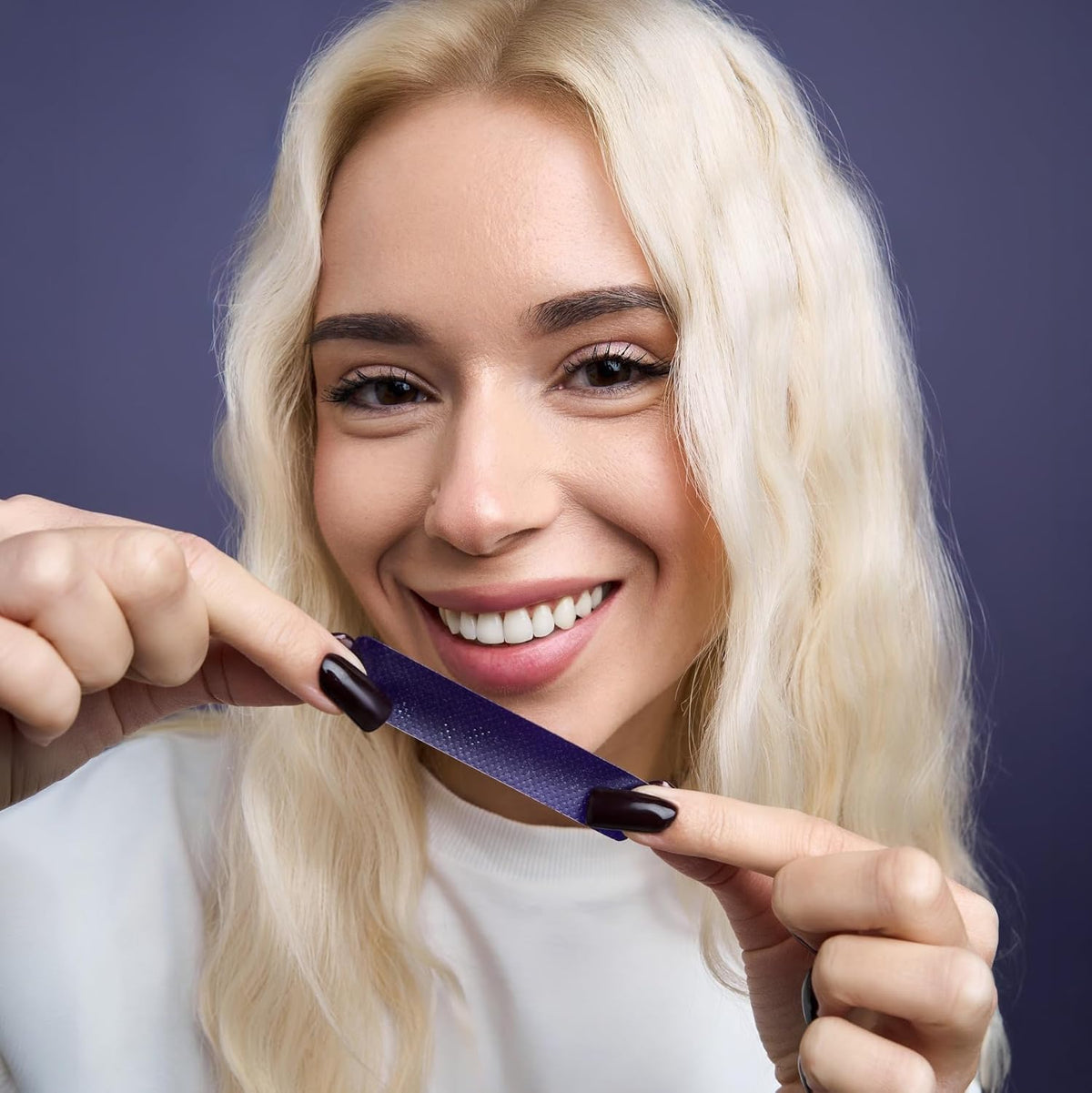 DRDENT Purple Teeth Whitening Strips - Safe for Enamel - Non Sensitive Teeth Whitening - Whitening Without Any Harm