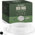 Bed Bug Interceptors – 8 Pack | Bed Bug Blocker (Pro) Interceptor Traps (Black) | Insect Trap, Monitor, and Detector for Bed Legs
