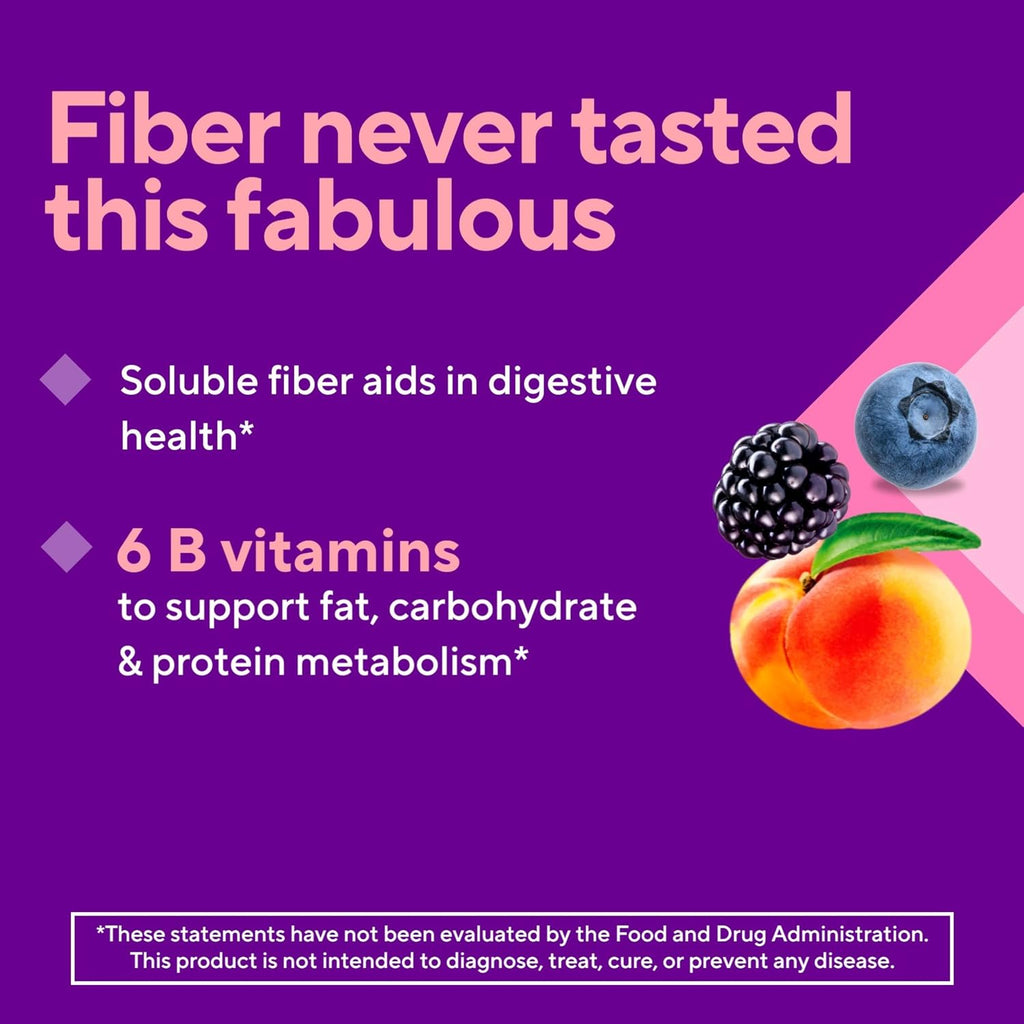 Vitafusion Fiber Well Fit Gummies Sugar Free | 4 g Per 2 Gummies | 90 Count
