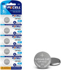 PKCELL CR1632 Battery 5 Pack CR1632 3V Lithium Coin Battery