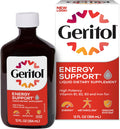 Geritol Liquid Energy Support, Iron and Vitamin Supplement, 12 Oz
