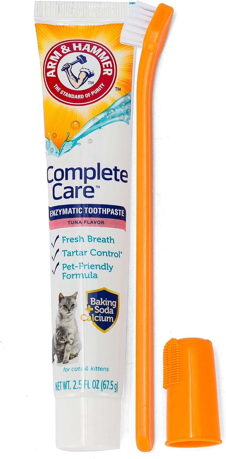 Arm & Hammer Complete Care Cat Dental Kit, Tuna Flavor, 2.5 Oz