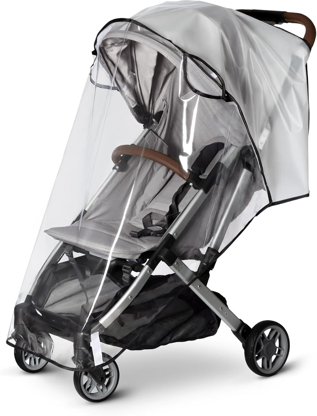 Clear Stroller Rain Cover, Universal EVA Weather Shield with Side Air Vents