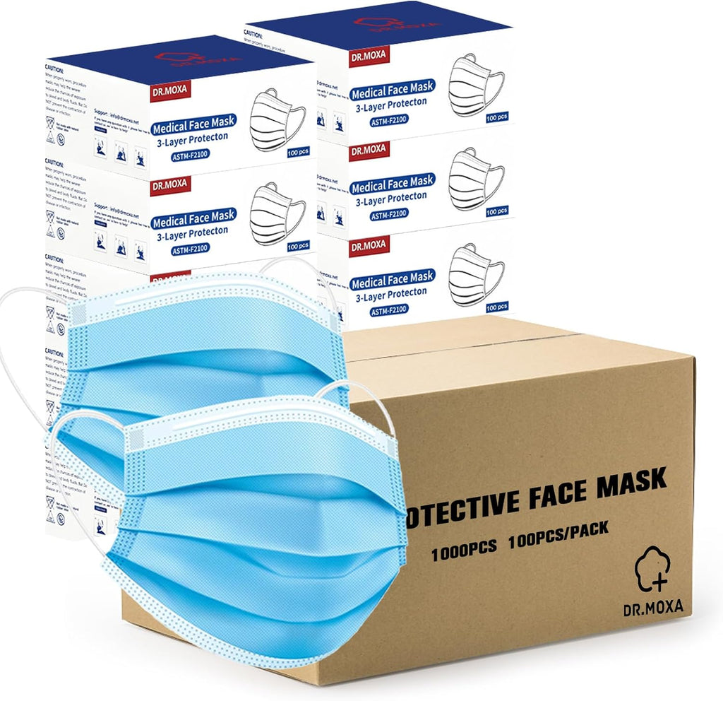 100 Pack Medical Disposable Face Masks ASTM Level 2 for Protection