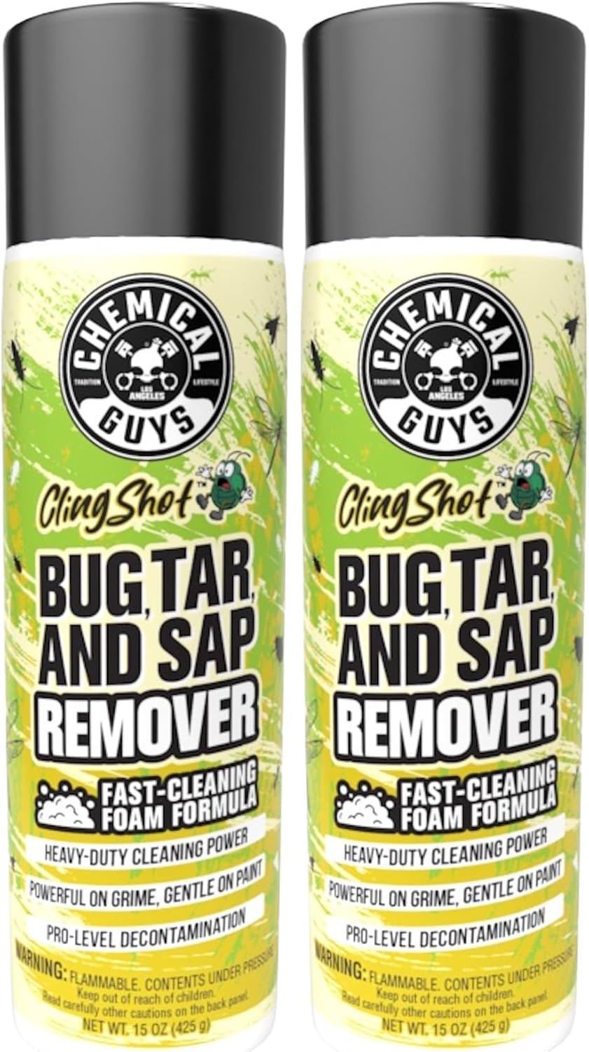 Chemical Guys, Bug, Sap & Tar Remover, Fast-Acting Pre-Wash Spray, 15 oz